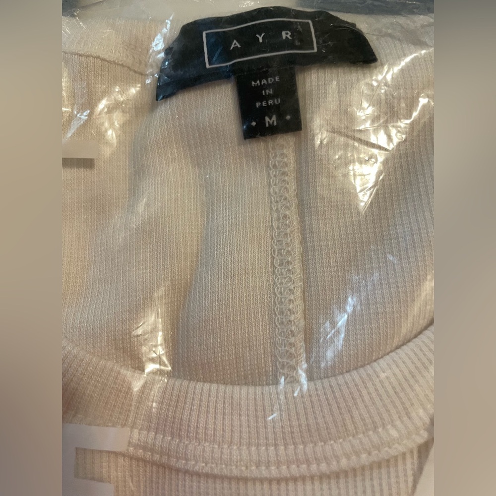 NWT AYR The Moderne Dress Seashell size Medium - Picture 4 of 11